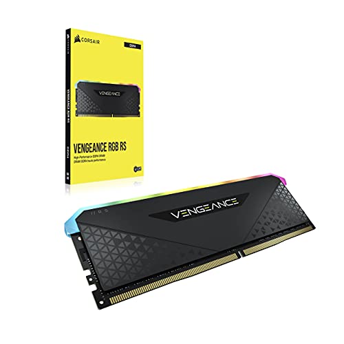 CORSAIR Vengeance RGB RS 64GB  2x32GB  DDR4 3200  PC4 25600  C16 Desktop Memory