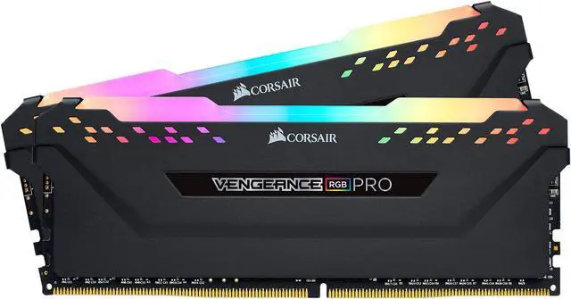 CORSAIR Vengeance RGB Pro 32GB  2 x 16GB  288 Pin PC RAM DDR4 3200  PC4 25600  Desktop Memory Model CMW32GX4M2E3200C16