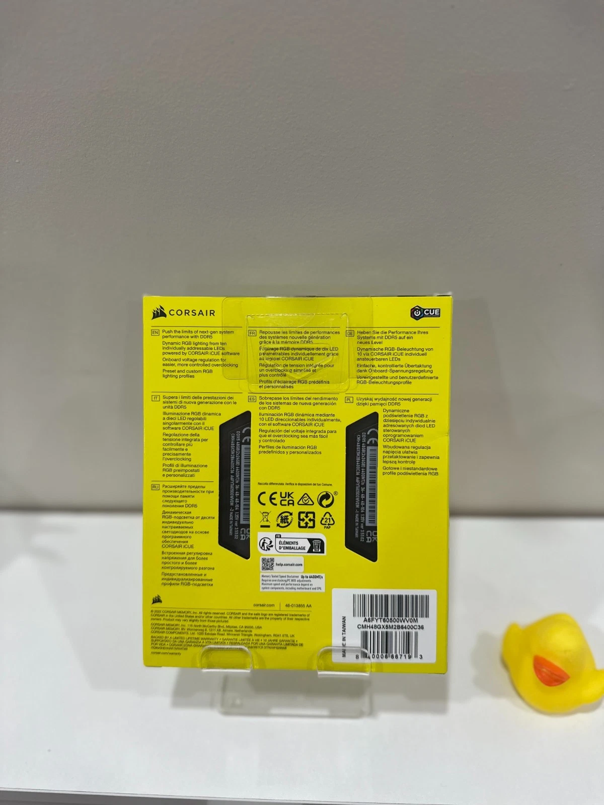 CORSAIR Vengeance RGB DDR5 RAM 48GB 6000MHz CL36  2x24GB  Intel XMP Ready   New