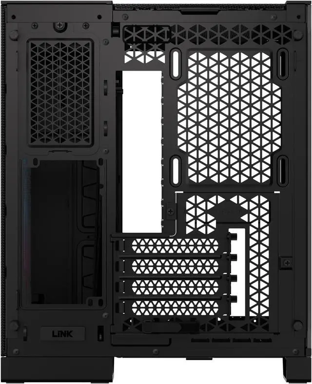 CORSAIR iCUE LINK 2500X RGB Micro ATX Dual Chamber PC Case   Two Tempered Glass Panels   2x RX120 RGB  Fans Included   Highly Customizable