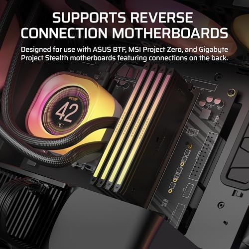 CORSAIR iCUE Link 5000T LX RGB Mid Tower ATX PC Case   3X Pre Installed LX120 RGB Fans  Integrated Aurora RGB Light Strips  Spacious Interior  iCUE Link System Hub Included   Black