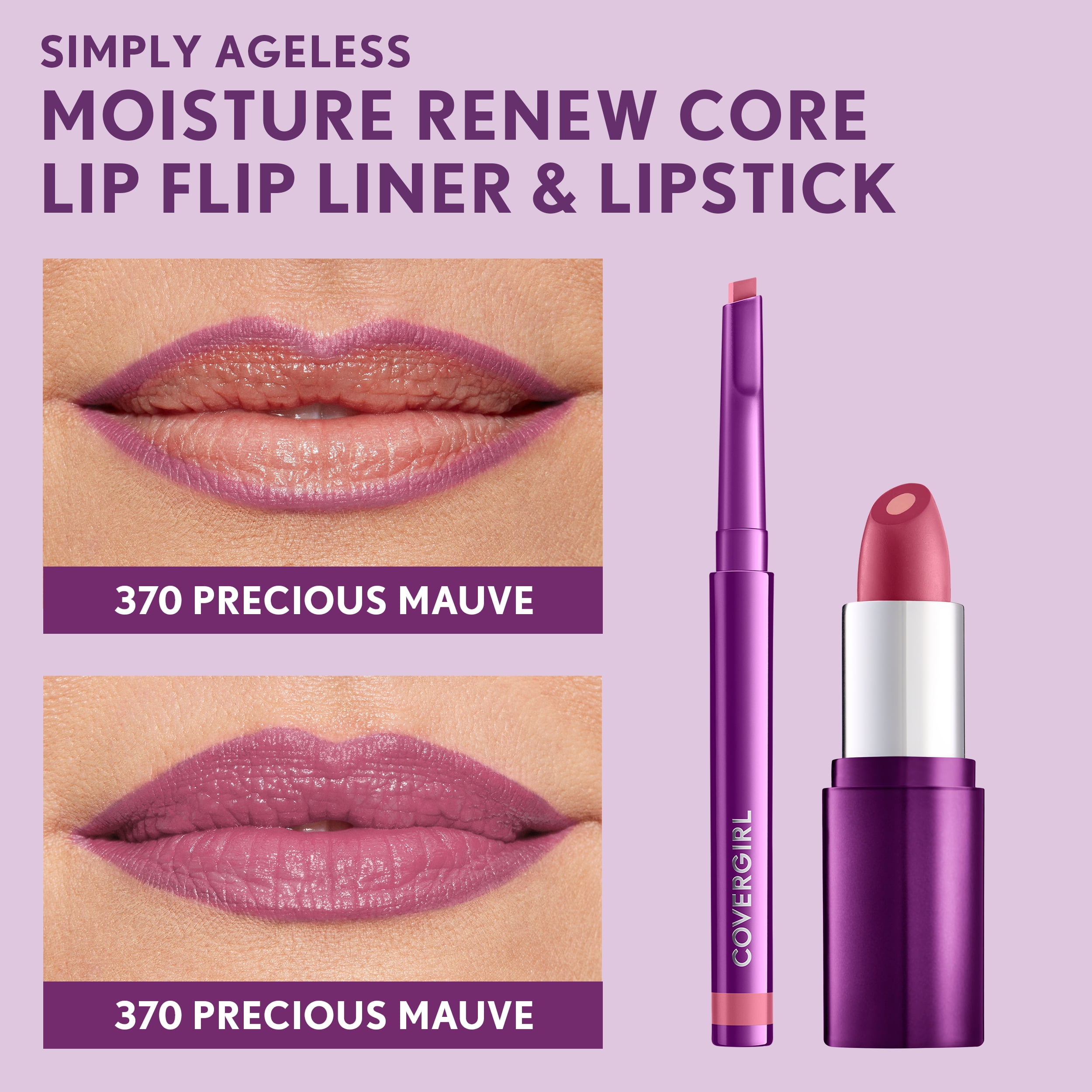 COVERGIRL Simply Ageless Hyaluronic Core Lipstick