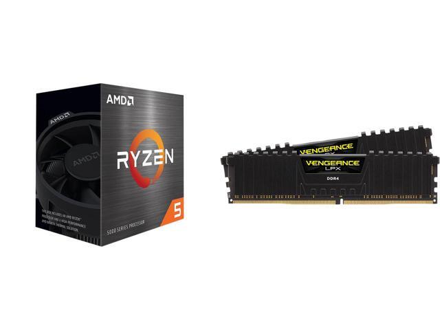 CPU Memory Combo    AMD Ryzen 5 5500 Bundle with  Corsair CMK32GX4M2E3200C16