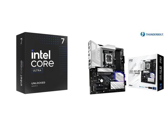 CPU Motherboard Combo    Intel Core Ultra 7 265K Bundle with  ASRock Z890 Pro RS