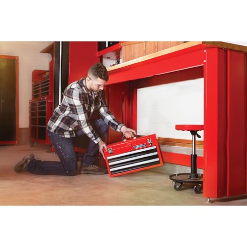 CRAFTSMAN 20 in Wide 3 Drawer Metal Tool Box With Ball Bearing Drawers  CMST98245RB 