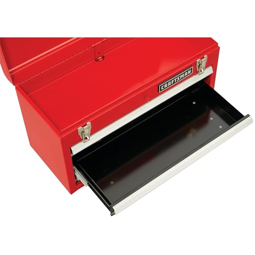 CRAFTSMAN 20 in Wide 3 Drawer Metal Tool Box With Ball Bearing Drawers  CMST98245RB 