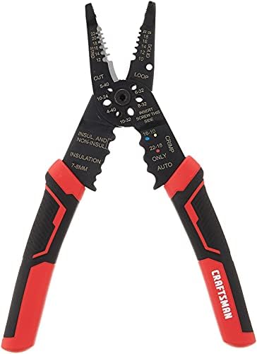CRAFTSMAN CMHT81714 8 WIRE STRIPPER  CUTTER  CRIMPER