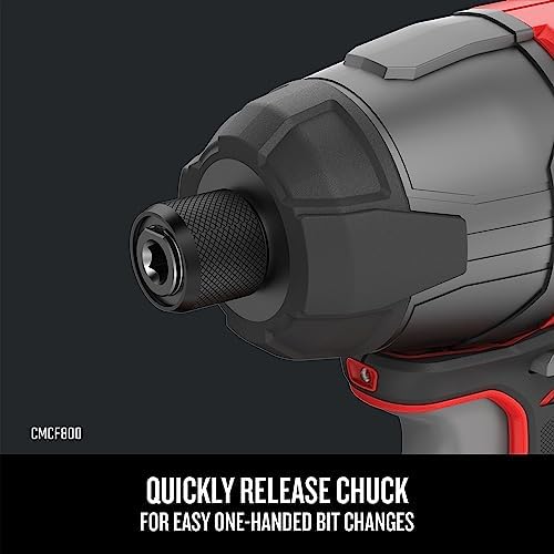 CRAFTSMAN V20 MAX Cordless Drill Driver and Impact Driver Set  Power Tool Set with 2 Batteries and Charger  LED Work Light  2 Bits  Bag  CMCK200C2