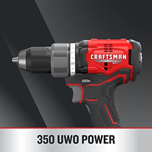 CRAFTSMAN V20 RP Cordless Drill and Impact Driver  Brushless Power Tool Combo Kit  2 Batteries and Charger Included  CMCK211C2 