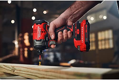 CRAFTSMAN V20 RP Cordless Drill and Impact Driver  Brushless Power Tool Combo Kit  2 Batteries and Charger Included  CMCK211C2 
