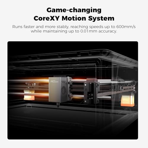 CREALITY FALCON A1 10W Laser Engraver  80W Enclosed Laser Cutter and Engraver Machine with Air Assist  Smart Camera Positioning  600mm/s Speed  Smart Material Recognition  Ideal for Wood & Metal