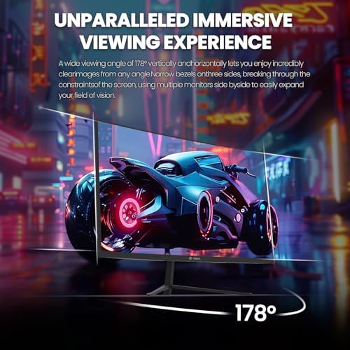 CRUA 24 Inch 200hz/180hz Curved Gaming Monitor  FHD 1080P Frameless Computer Monitors  Support AMD freesync Low Motion Blur  Eye Care  DisplayPort  HDMI  Compatible Wall Mountable Installs Black