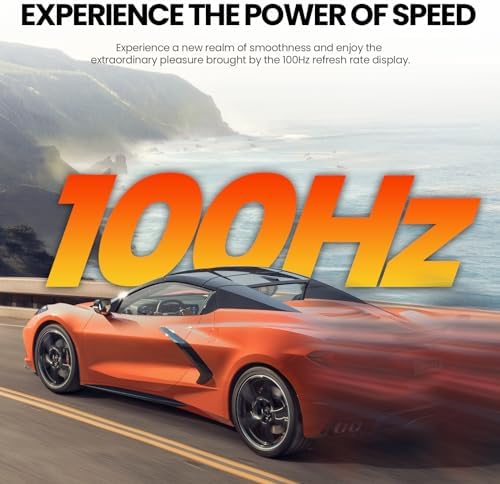 CRUA 27 Curved Gaming Monitor  FHD 1920x1080P  144Hz/180Hz Computer Monitor  1800R VA Screen  120  sRGB  AMD FreeSync  HDMI & DP  Wall Mount Install  Black