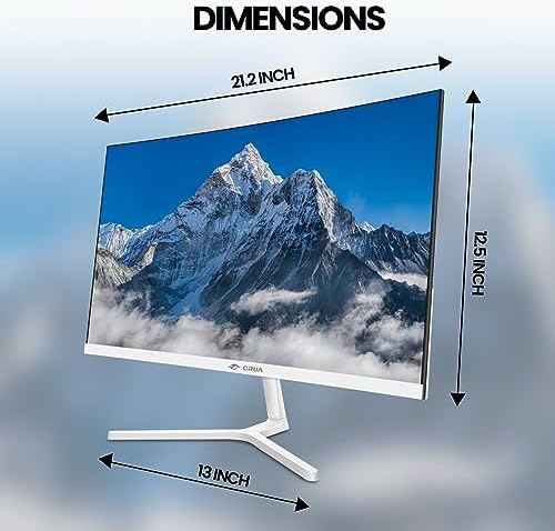 CRUA 27 Curved Gaming Monitor  FHD 1920x1080P  144Hz/180Hz Computer Monitor  1800R VA Screen  120  sRGB  AMD FreeSync  HDMI & DP  Wall Mount Install  Black