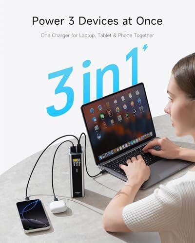 CUKTECH 15 Ultra Power Bank for Laptop  20 000mAh 140W Portable Charger  Smart Display  External Battery for Outdoor Work and Travel  for iPhone 16/15  MacBook  Samsung  and More  Flight Approved