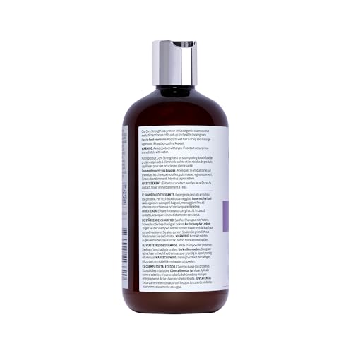 CURLSMITH Core Strength Shampoo   Strengthening Shampoo for Curly Hair  A Gentle Daily Cleanser for Weak Curls  For All Curl Types  Vegan & Cruelty Free