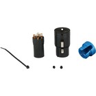 Cable Techniques Low Profile Right Angle XLR 3 Pin Female Connector with A Shell