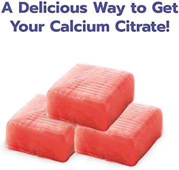 Calcium Citrate Bariatric Calcium Chews with 1000 IU Vitamin D3   Ideal for Bariatric Patients   BariBurst by Bari Life  Watermelon 