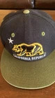 California Republic bear logo  snap back cap black baseball cap