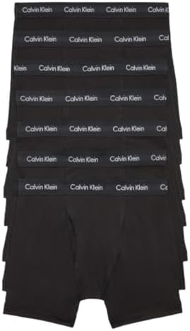 Calvin Klein Mens Cotton Stretch 7 Pack Boxer Brief