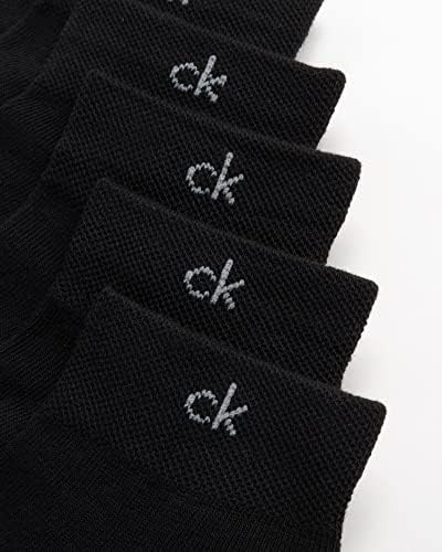 Calvin Klein Quarter Socks for Women   6 Pack Cushioned Ankle Socks   Quarter Cut  Breathable  Lightweight  Athletic Design