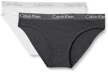 Calvin Klein Womens Motive Cotton Multipack Bikini Panty