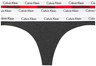 Calvin Klein womens Carousel Logo Cotton Stretch Thong Panties  Multipack