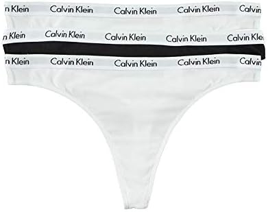 Calvin Klein womens Carousel Logo Cotton Stretch Thong Panties  Multipack