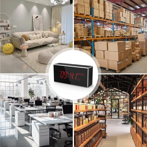 Camera Clock Full HD 1080P Wireless with Night Vision  Hidden Camera with Motion Detection  160  Ultra Wide Angle 2 4/5Ghz