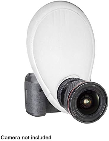 Camera Flash Diffuser Eliminate Harsh Light and Shadow Foldable with Storage Bag Easy Install Flash Diffuser Camera Accessories