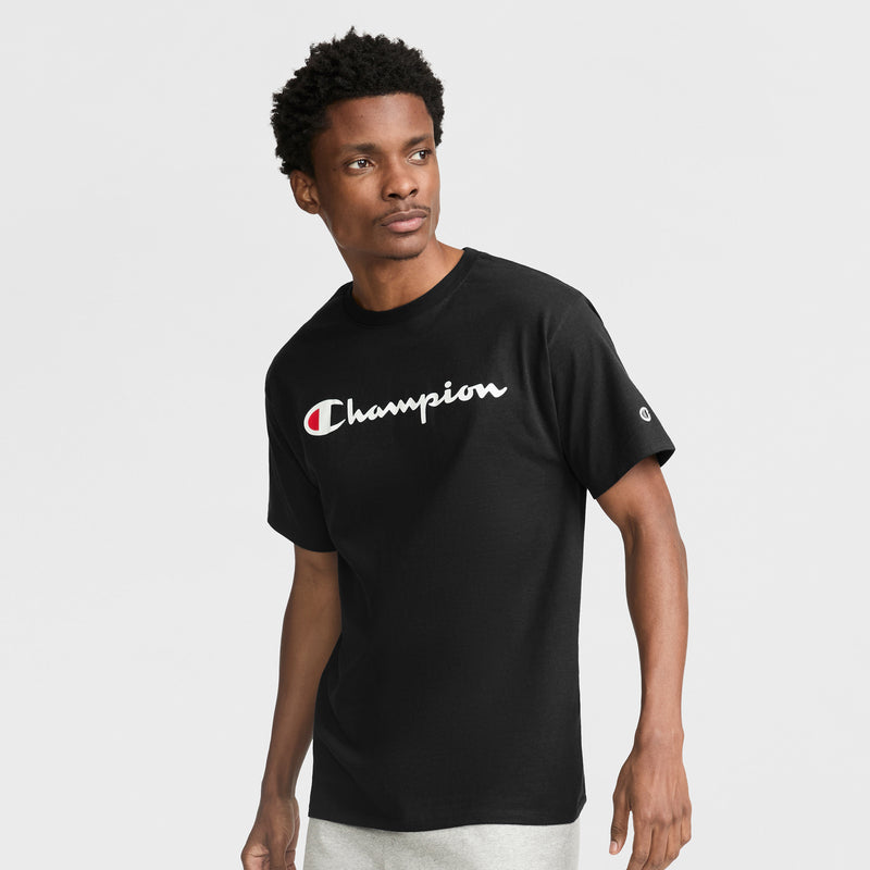 Camiseta gráfica clásica con logo Script
