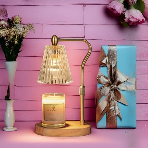 Candle Warmer Lamp with Timer and Dimmer Adjustable Height for Home Room Decor  Brithday Gifts for Women  Candle Warmer for Scented Jar Candles Mothers Day Gifts