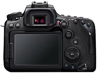 Canon DSLR Camera  EOS 90D  with Built in Wi Fi  Bluetooth  DIGIC 8 Image Processor  4K Video  Dual Pixel CMOS AF  and 3 0 Inch Vari Angle Touch LCD Screen   Body Only   Black