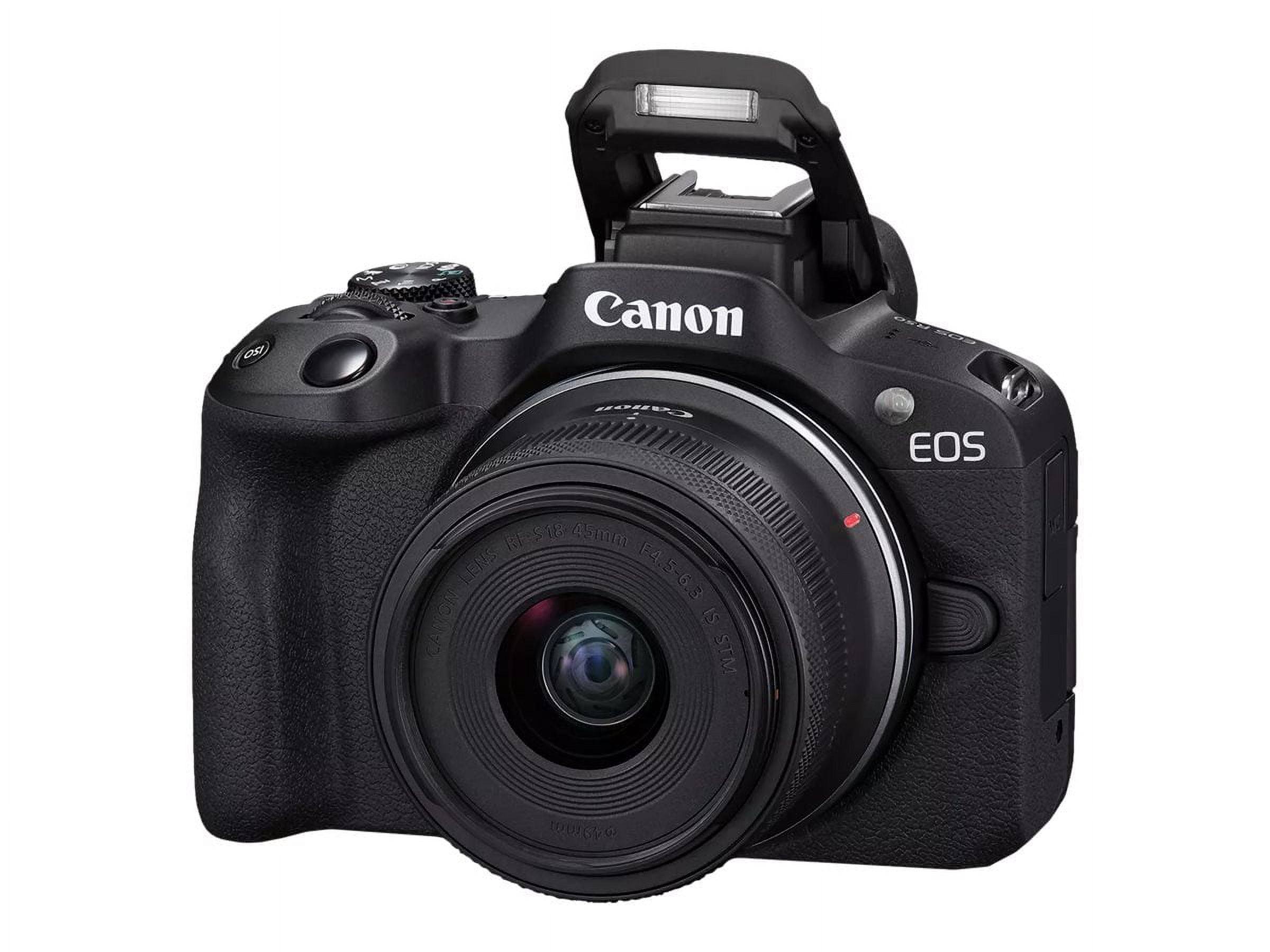 Canon EOS R50 24 2 MP Waterproof Smartphone Integration Mirrorless Digital Camera  Black