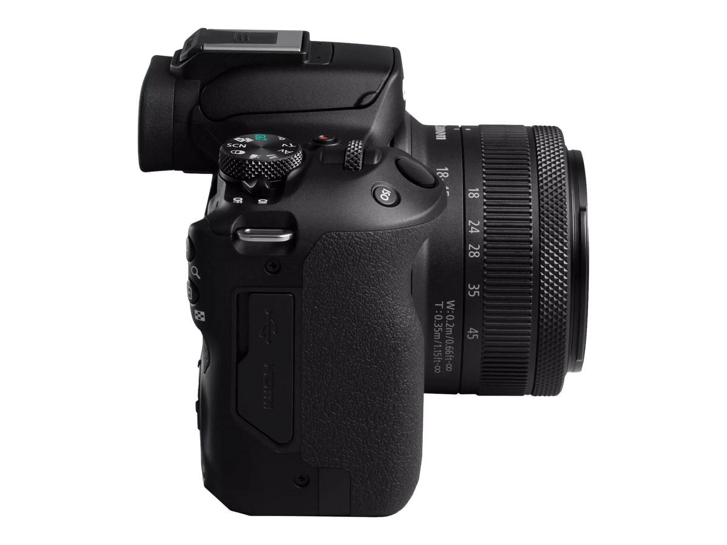 Canon EOS R50 24 2 MP Waterproof Smartphone Integration Mirrorless Digital Camera  Black