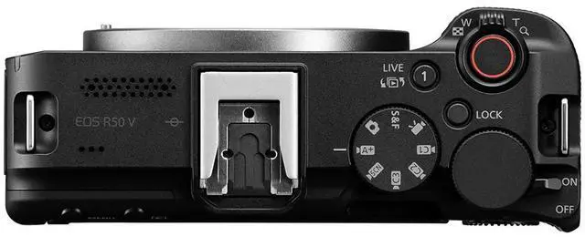 Canon EOS R50 V Mirrorless Camera with RF S 14 30mm f/4 6 3 IS STM PZ Lens