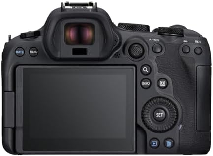 Canon EOS R6 Mark II Mirrorless Camera  Body Only   Full Frame Camera  24 2 Megapixel CMOS Sensor  Photo and Video Capabilities  Black