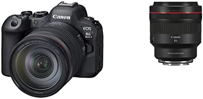 Canon EOS R6 Mark II Mirrorless Camera  Body Only   Full Frame Camera  24 2 Megapixel CMOS Sensor  Photo and Video Capabilities  Black
