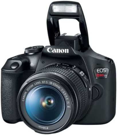 Canon EOS Rebel T7 DSLR Camera Double Zoom Lens Kit with EF S 18 55mm and EF 75 300mm Lenses  24 1 Megapixel CMOS  APS C  Sensor  Full HD Videos  Wi Fi  Beginner Photographers  Digital Camera  Black
