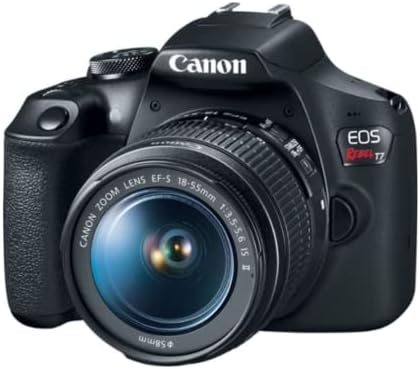 Canon EOS Rebel T7 DSLR Camera Double Zoom Lens Kit with EF S 18 55mm and EF 75 300mm Lenses  24 1 Megapixel CMOS  APS C  Sensor  Full HD Videos  Wi Fi  Beginner Photographers  Digital Camera  Black
