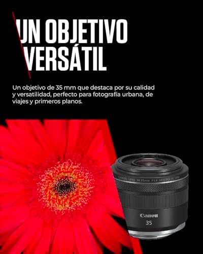 Canon RF 35mm F1 8 is Macro STM Lens   Fast Wide Angle Prime Lens   5 Stop Image stabilisation  1 2 Macro  Compatible with All Canon EOS R Series Cameras