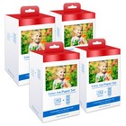 Canon Selphy CP1300 CP1200 4x6 108 shts Color Ink Paper Set KP 108IN Lot
