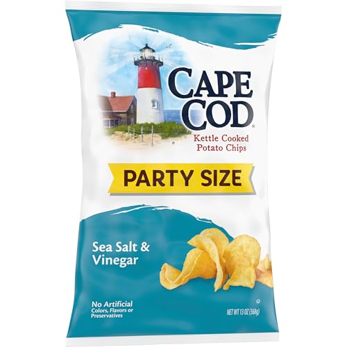 Cape Cod Potato Chips  Sea Salt & Vinegar Kettle Chips  13 Oz