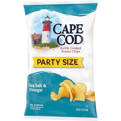 Cape Cod Potato Chips  Sea Salt & Vinegar Kettle Chips  13 Oz