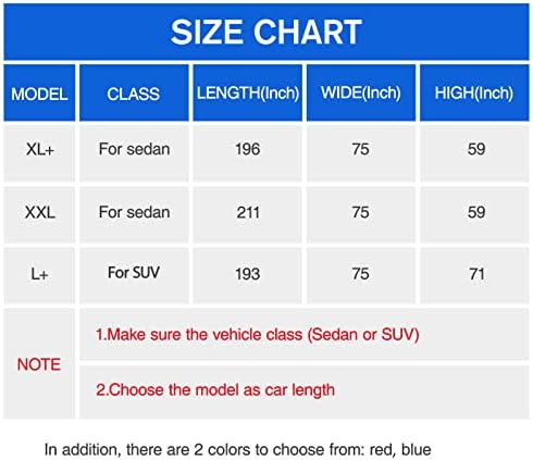 Car Cover Waterproof All Weather for Automobiles  6 Layers Outdoor Full Exterior Cover Rain Sun UV Snowproof Protection with Zipper Cotton  Mirror Pocket for Sedan  190 195 inch 