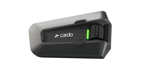 Cardo PACKTALK Edge Motorcycle Bluetooth Communication System Headset Intercom   Single Pack