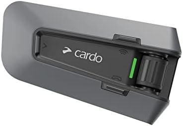 Cardo PACKTALK Edge Motorcycle Bluetooth Communication System Headset Intercom   Single Pack