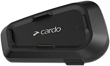 Cardo Spirit HD Motorcycle Bluetooth Communication Headset  Connect Up to 2 Riders  FM Radio   Dual Pack