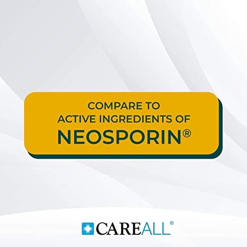 CareAll Triple Antibiotic Ointment 1 0 oz  4 Pack   First Aid Ointment for Minor Scrapes  Cuts  and Burns to Help Prevent Infection  Compare to The Active Ingredients of The Leading Brand