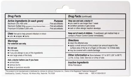 CareAll Triple Antibiotic Ointment 1 0 oz  4 Pack   First Aid Ointment for Minor Scrapes  Cuts  and Burns to Help Prevent Infection  Compare to The Active Ingredients of The Leading Brand